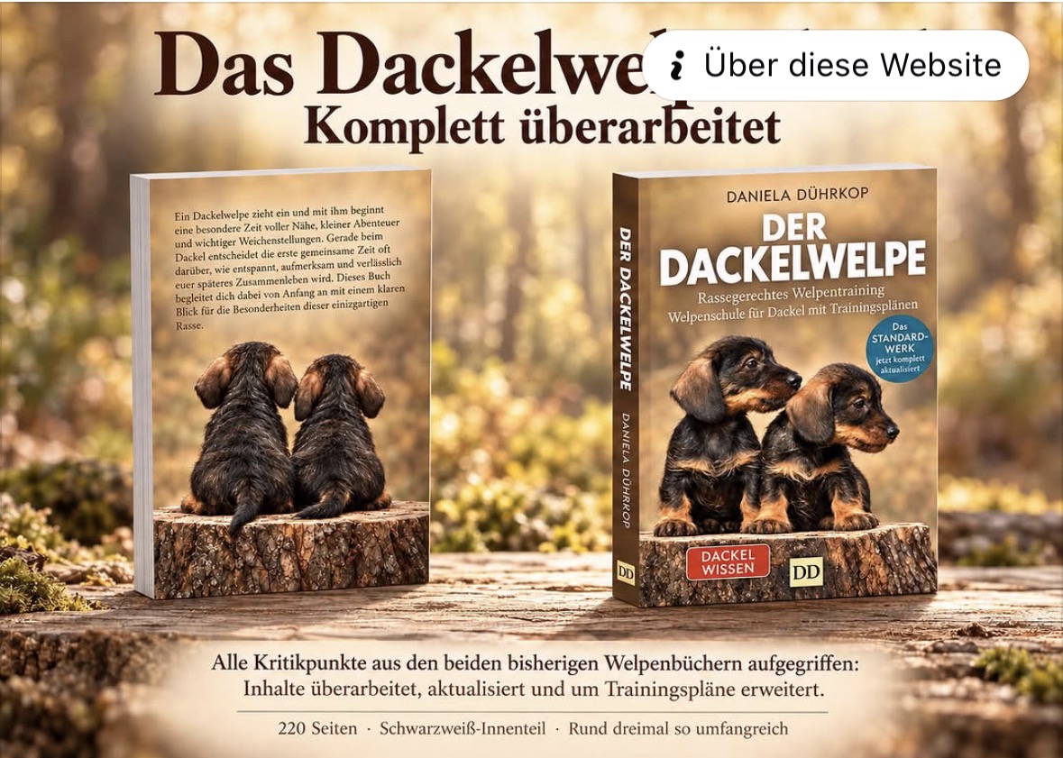 Das Dackelwelpenbuch