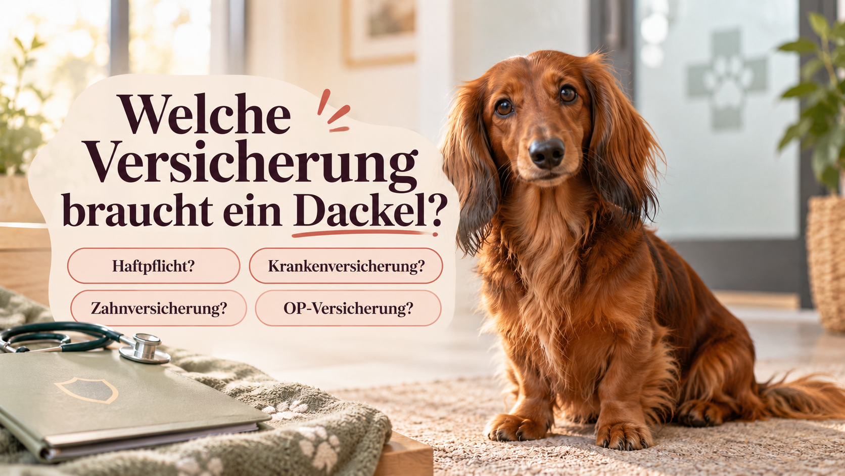 Welche Versicherung braucht mein Dackel