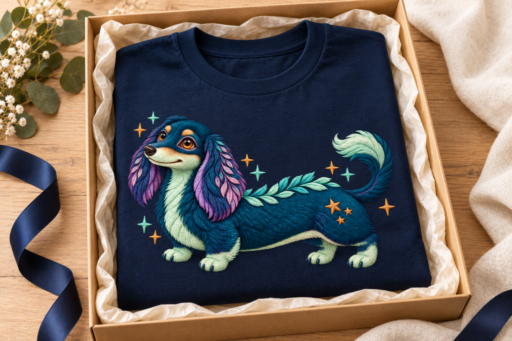 Sammler Shirt für Pokemanfans mit Dackelbild Fantasy