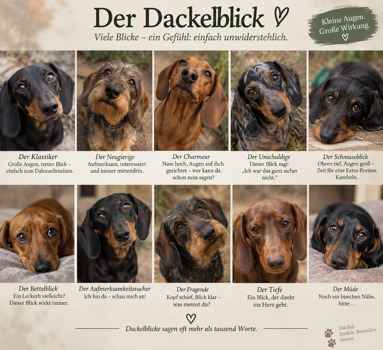 Dackelblick Übersicht Übersicht Dackelblick