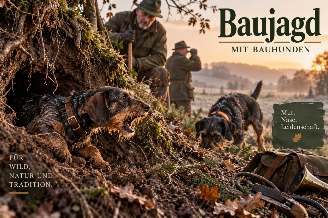 Dackel, Terrier mit 7 Buchstaben Dackel und Terrier sind Erdhunde