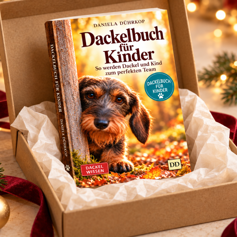 Ein Dackelbuch als Weihnachtsgeschenk für Kinder