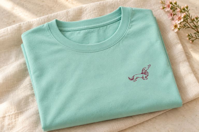 Langhaardackel Damenshirt Dackel Shirt Frauen